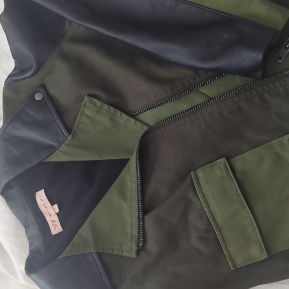 Denim/leather jacket - Picture 6 of 7